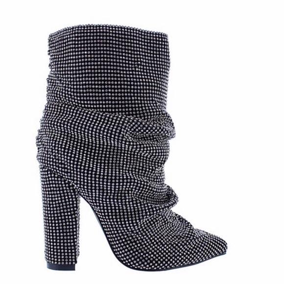 Shoes - Rhinestone Bootie